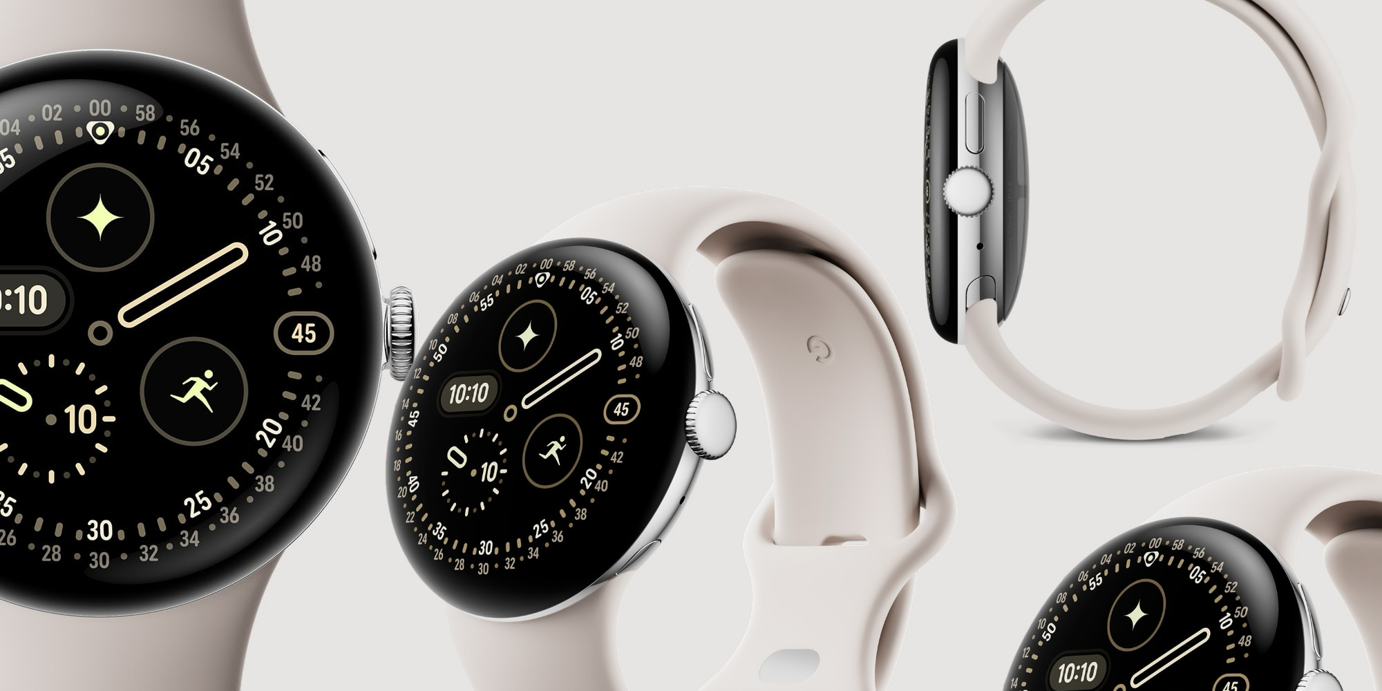 A close up of a watch