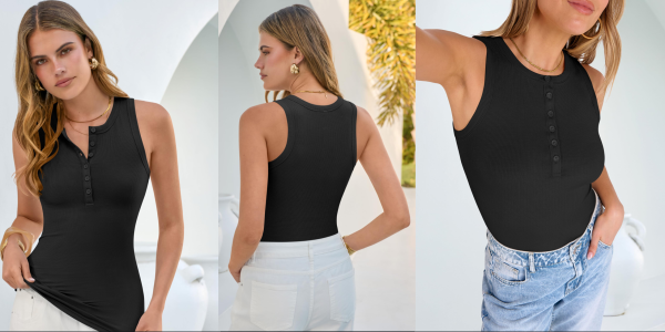 A collage of a woman