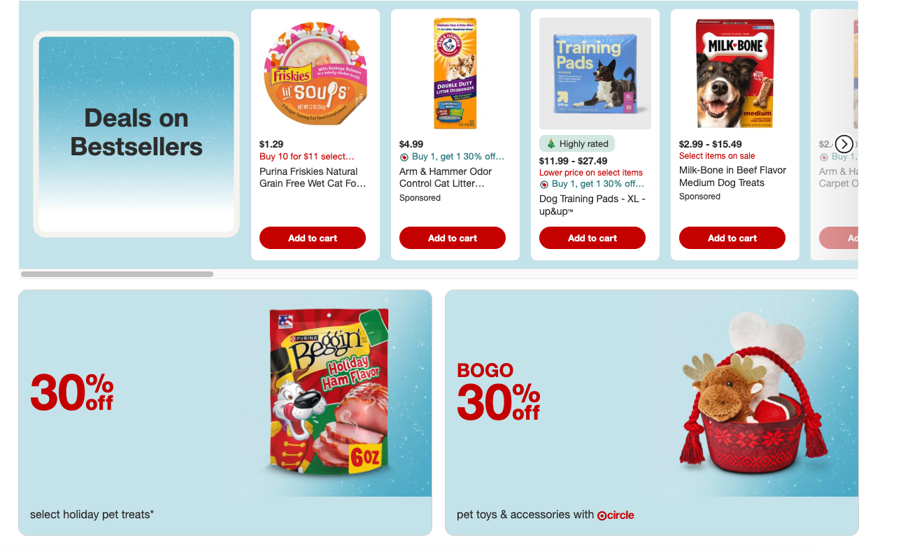 A screenshot of a website