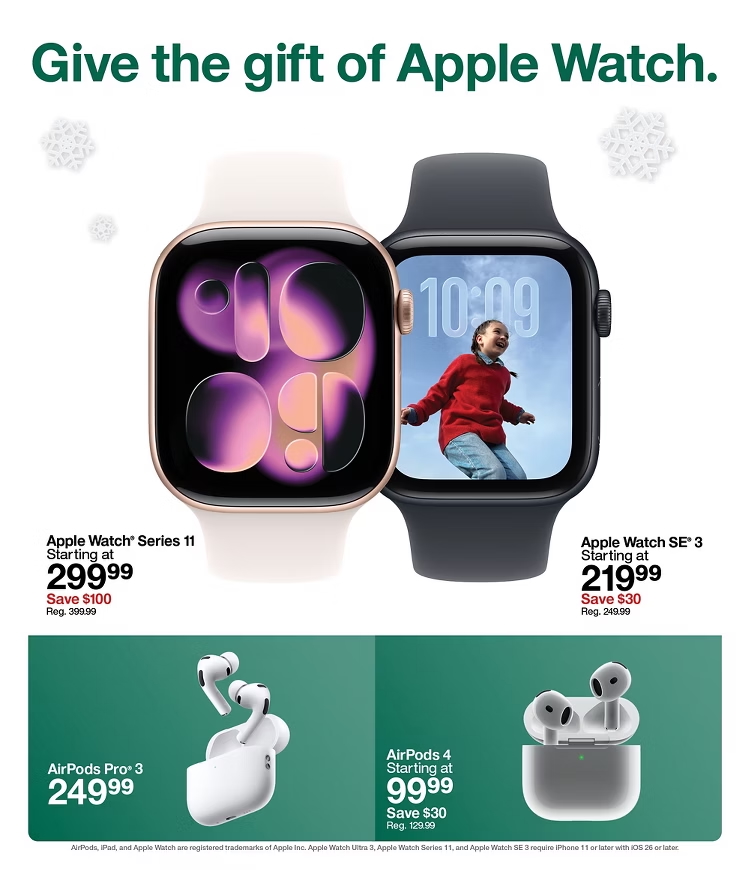 A advertisement for a smart watch