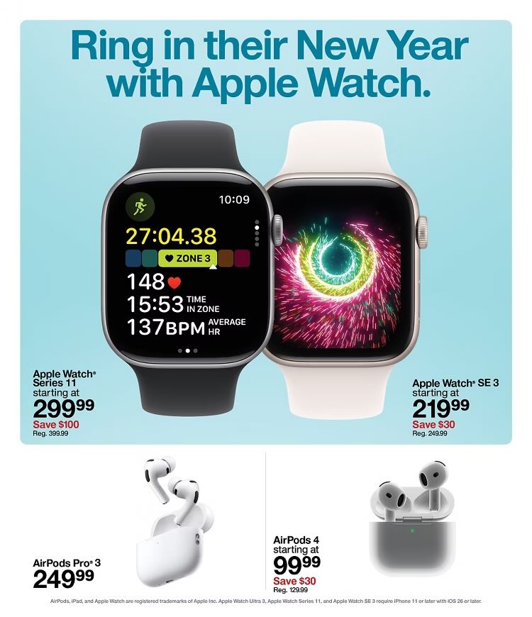 A advertisement for a smart watch