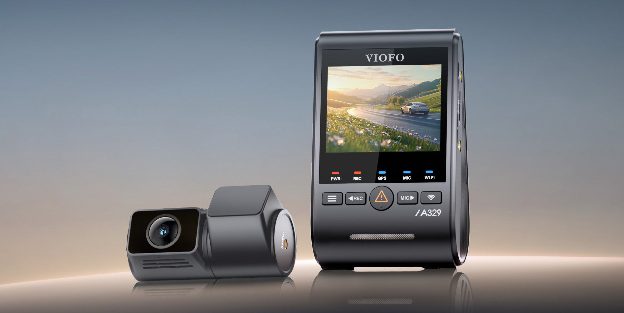 A car camera and a video recorder