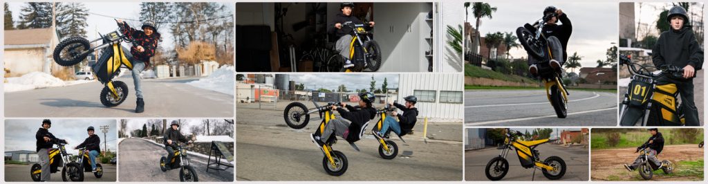 Two people on a motorcycle