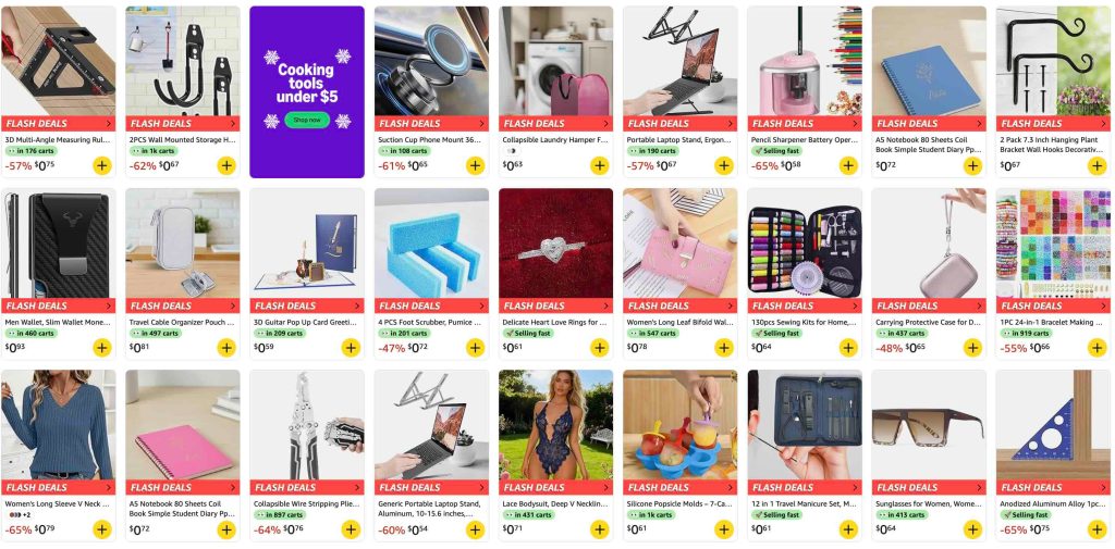 A screenshot of a website