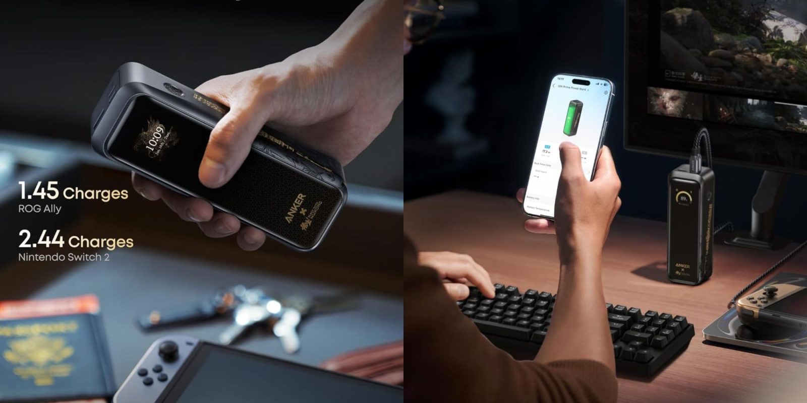 Image showing renders of Anker Prime Black Myth Wukong power bank.