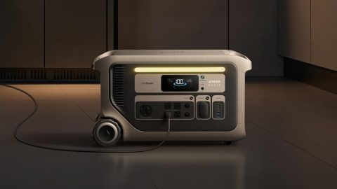 A power generator on a floor