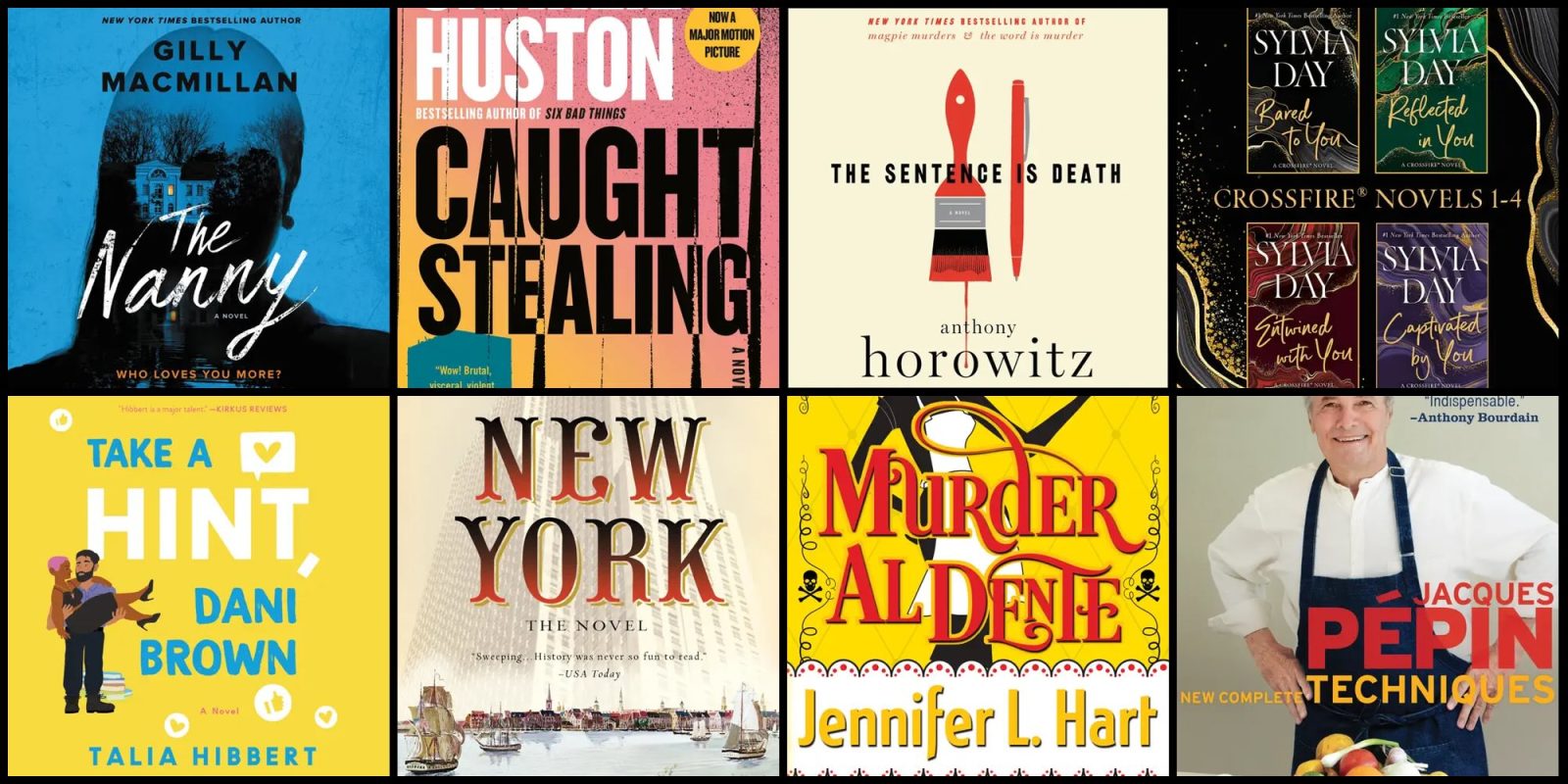 A group of books on a table