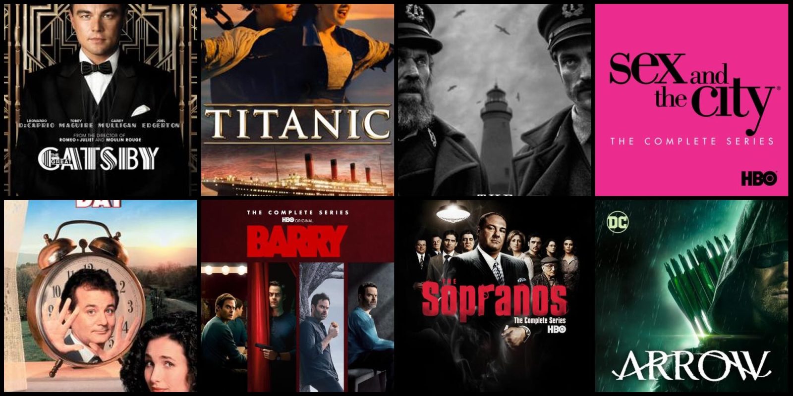 A collage of a movie