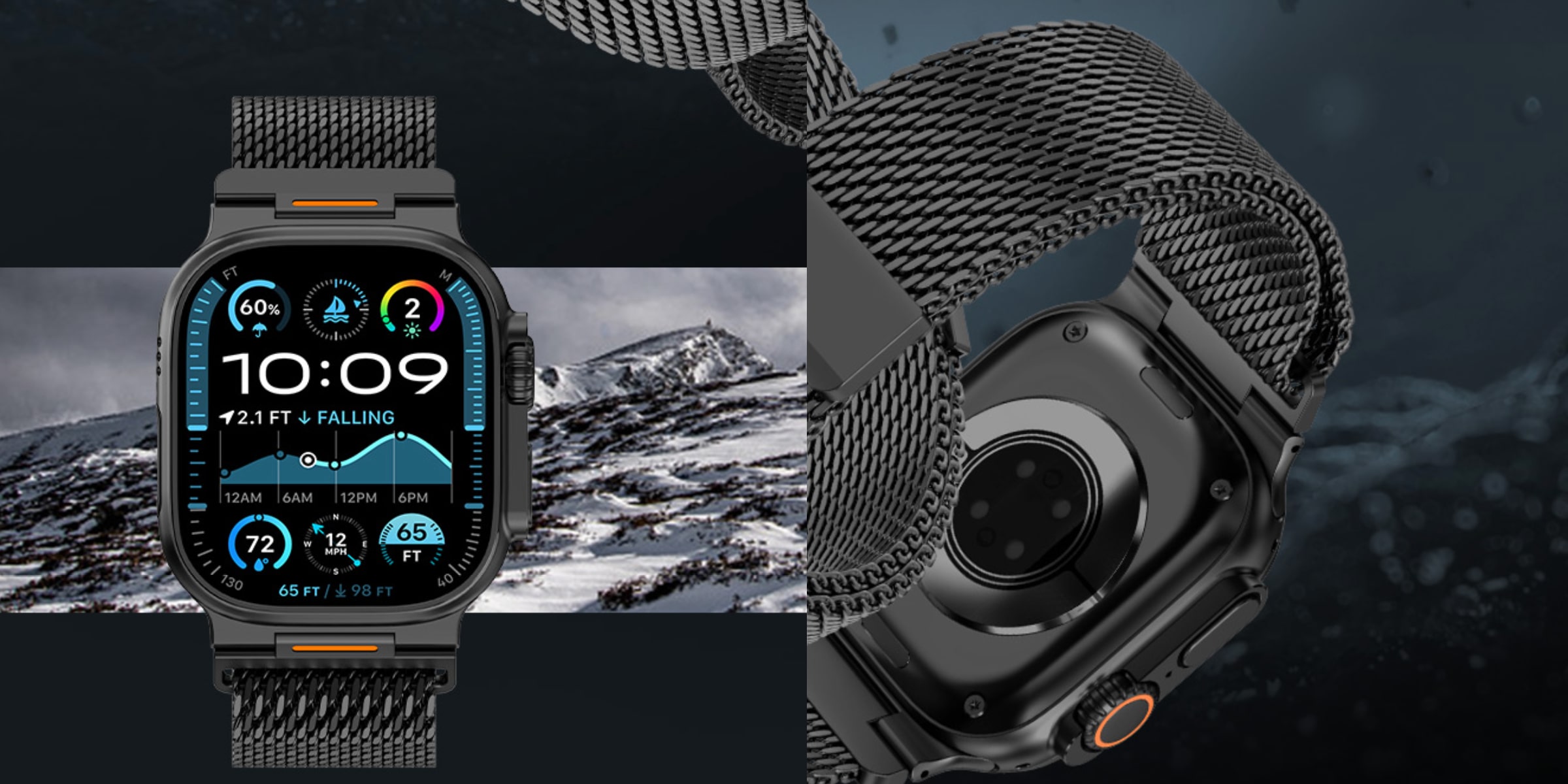 A close up of a watch