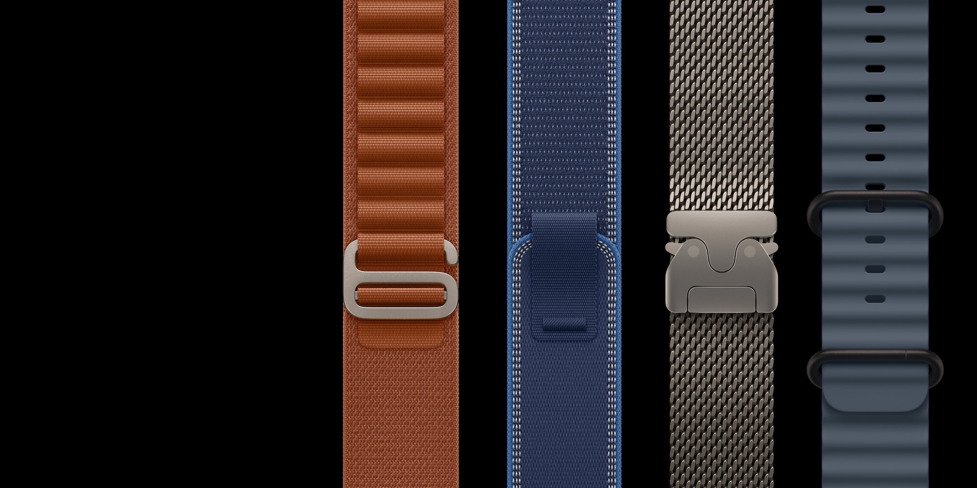A close up of belts