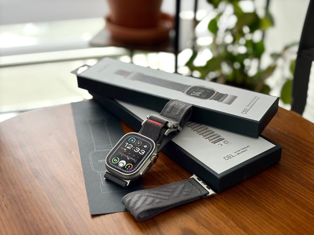 A smart watch on a table