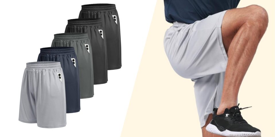 A man wearing shorts and a shirt