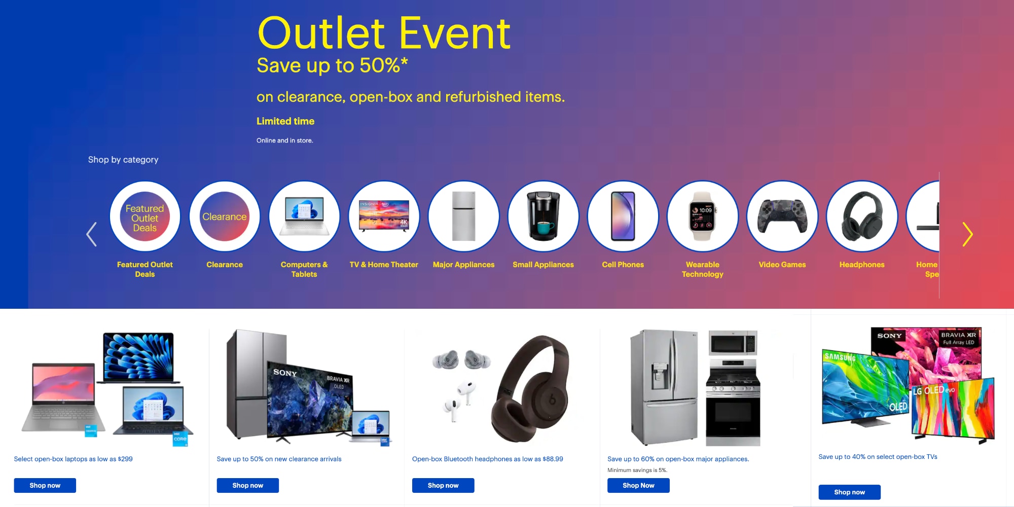 Best Buy launches first Outlet sale event of 2026: Up to 50% off clearance tech and more