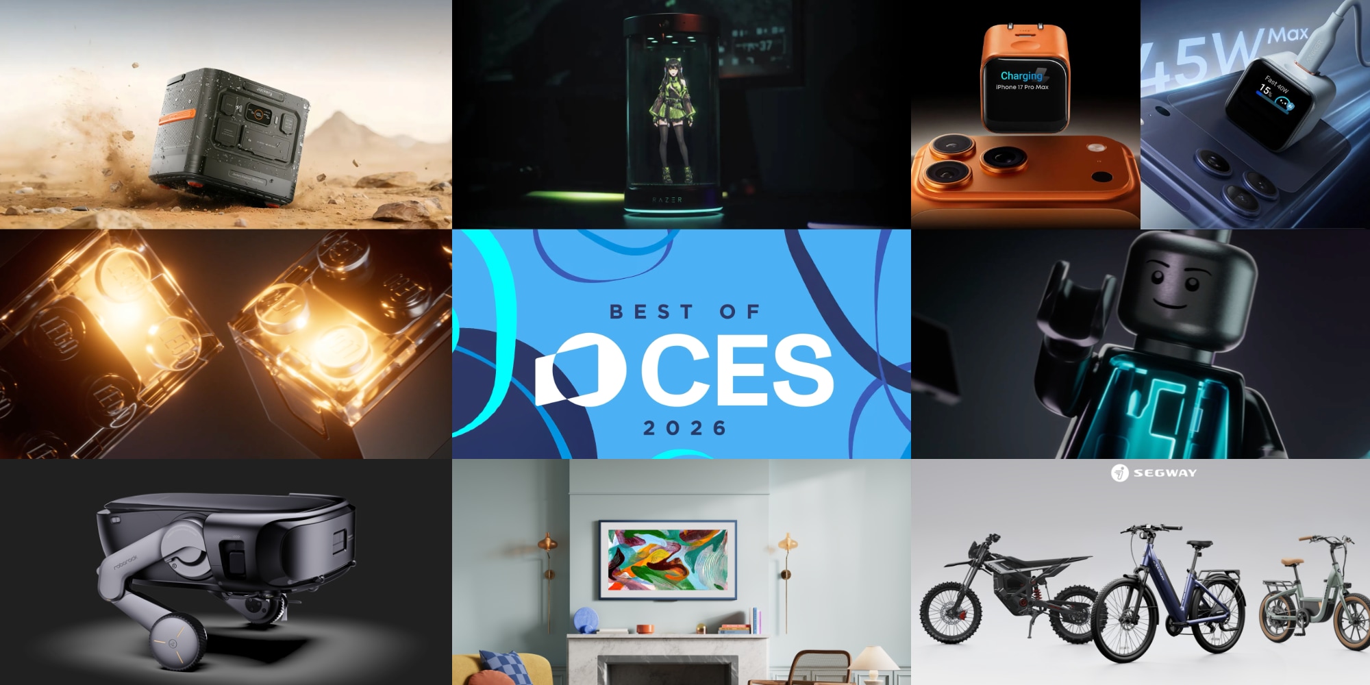 A collage of images of various objects