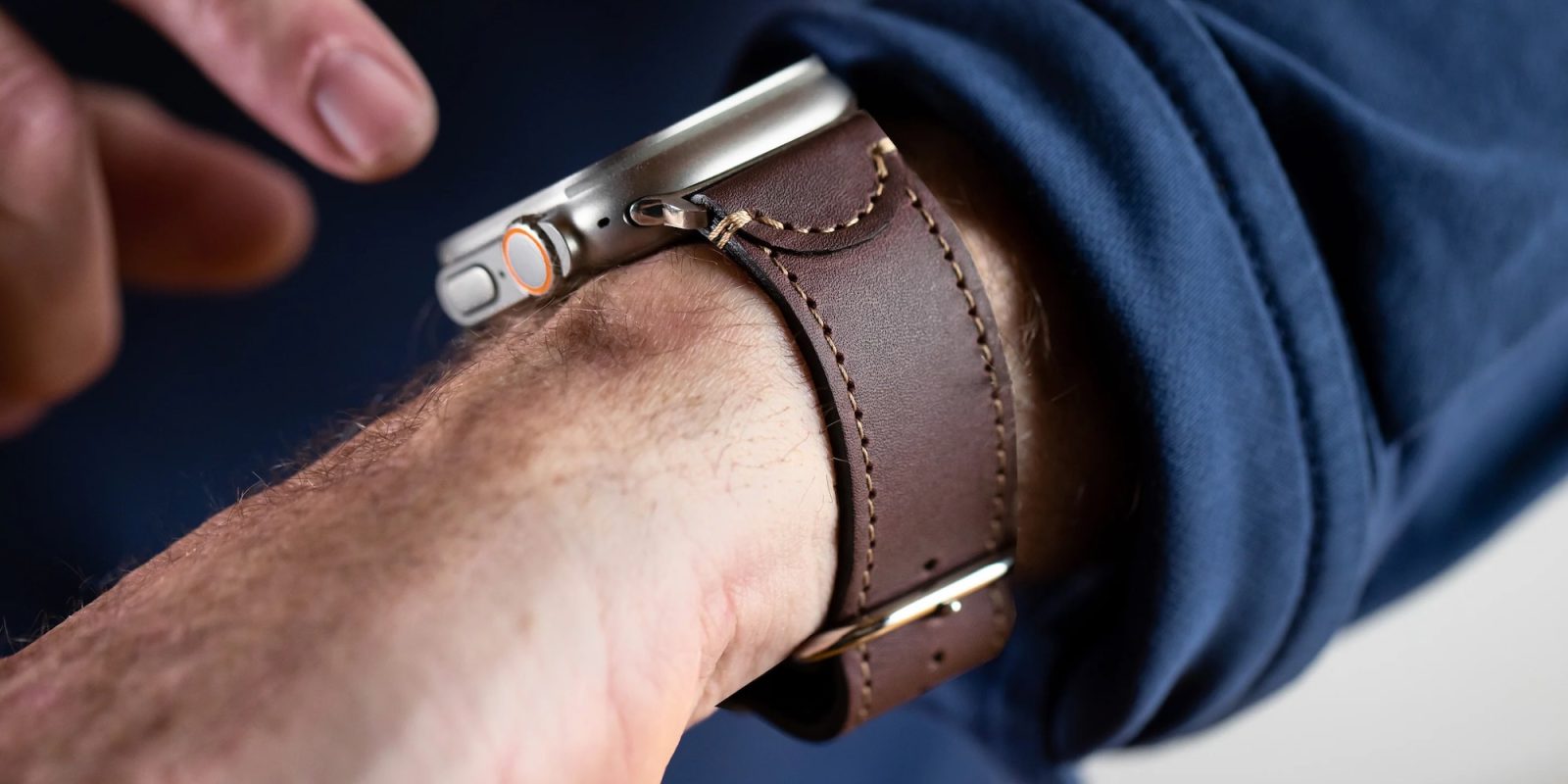 A person wearing a watch