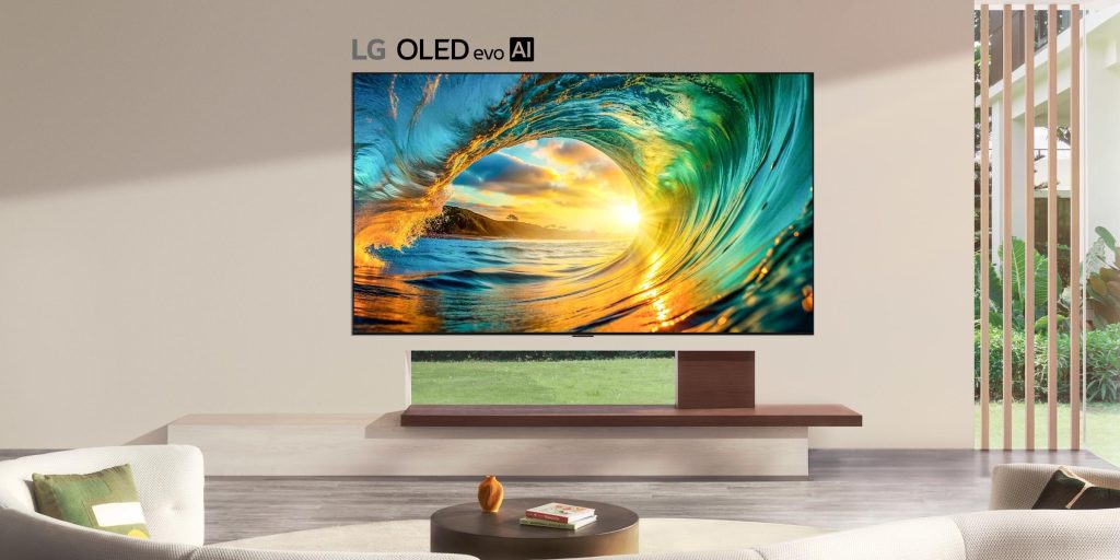 A tv in a living room