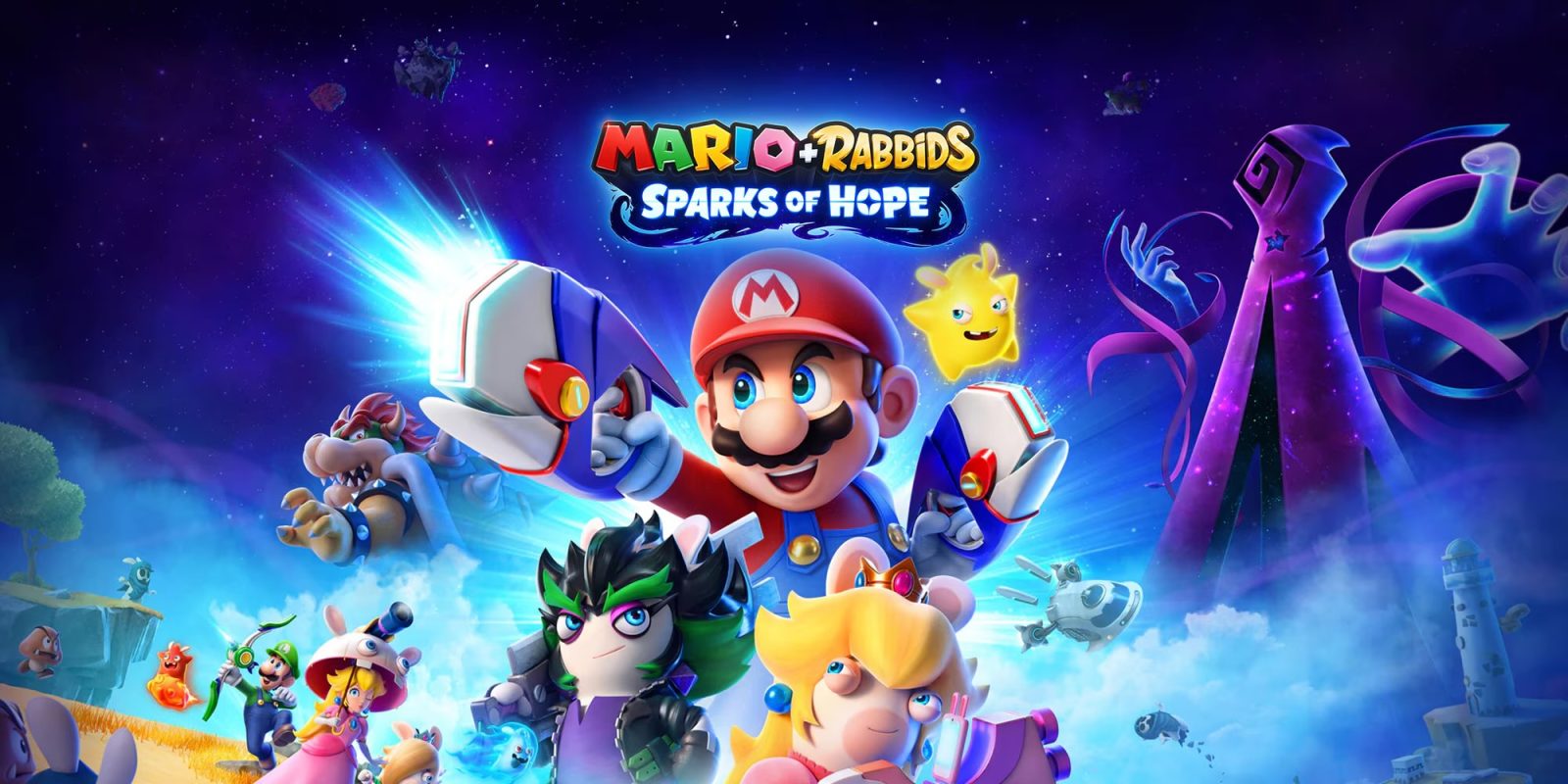 A video game poster with cartoon characters