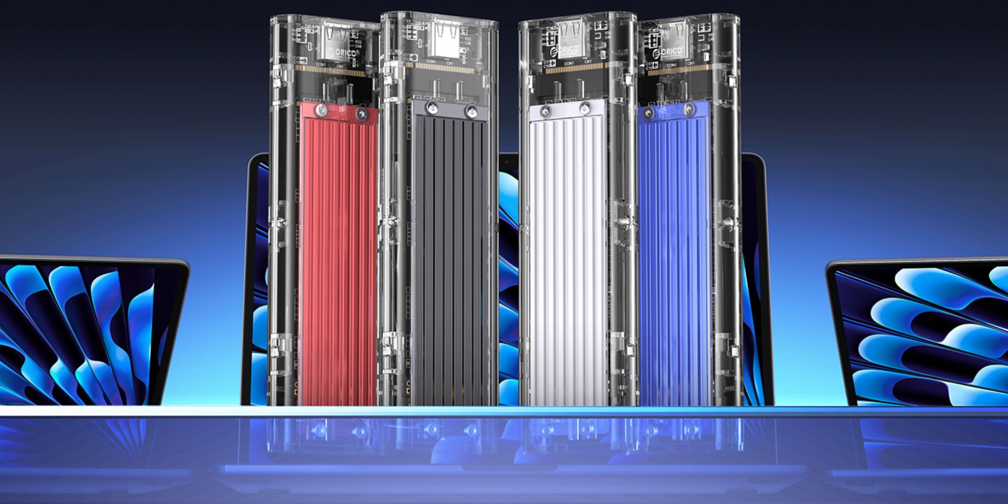 Image showing render of ORICO's SSD enclosure.