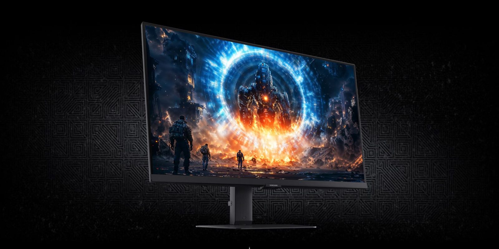 Image showing a render of Samsung's Odyssey G60F gaming monitor.