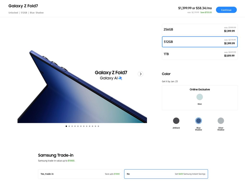 A screen shot of a device