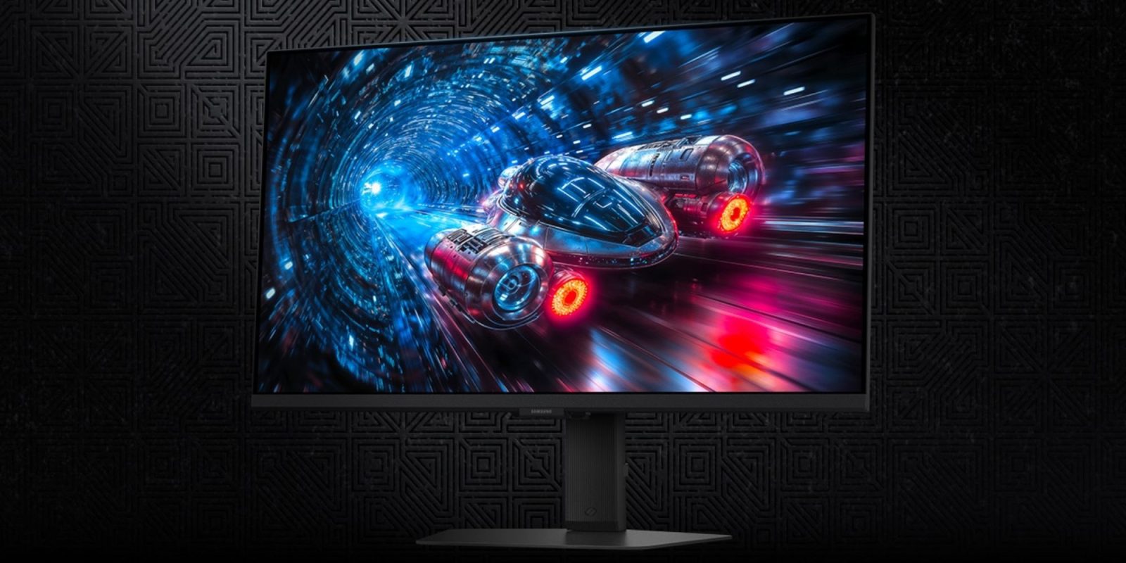 Image showing a render of Samsung's Odyssey 27-inch gaming monitor.