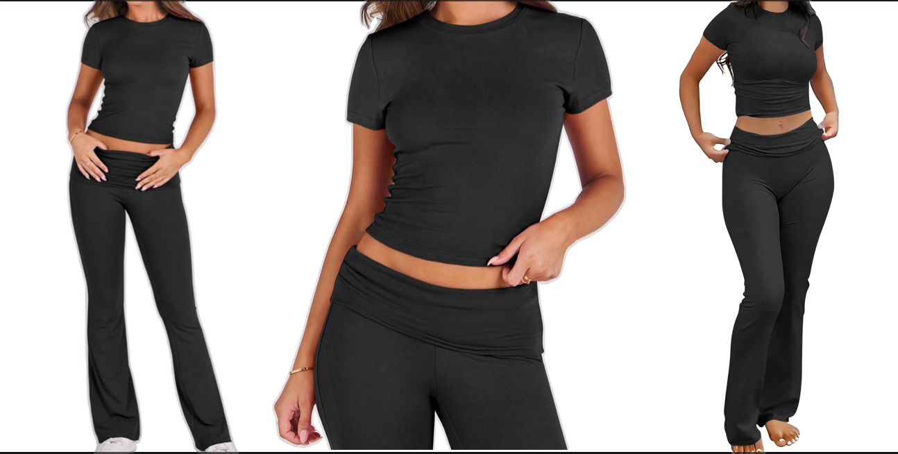 A woman wearing black clothes