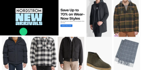 A collage of a man's clothing