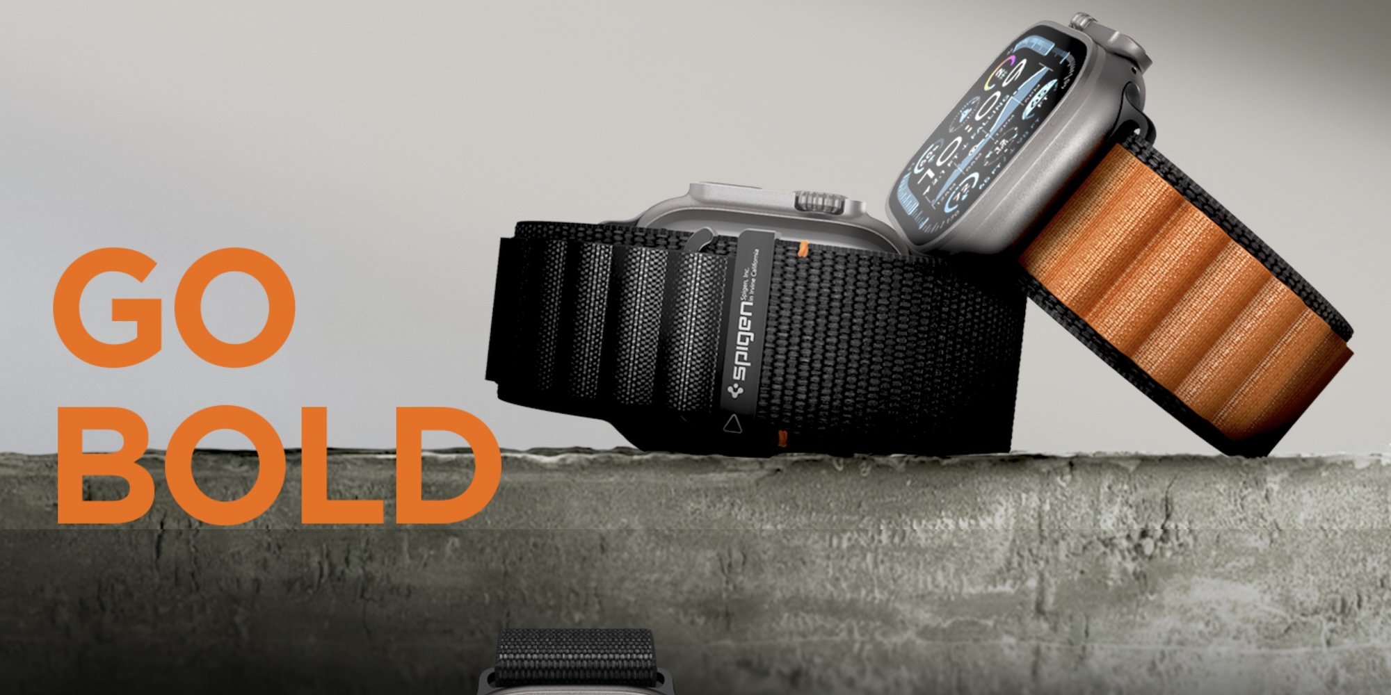 A watch on a concrete surface