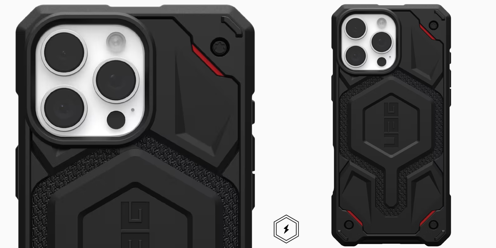 A black cell phone with two cameras