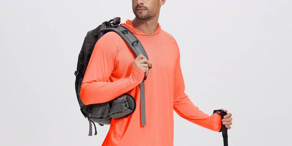 A man wearing a backpack