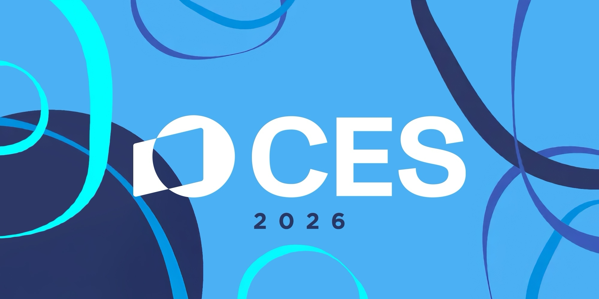 A blue and white logo