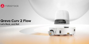 A white robot with a round lid