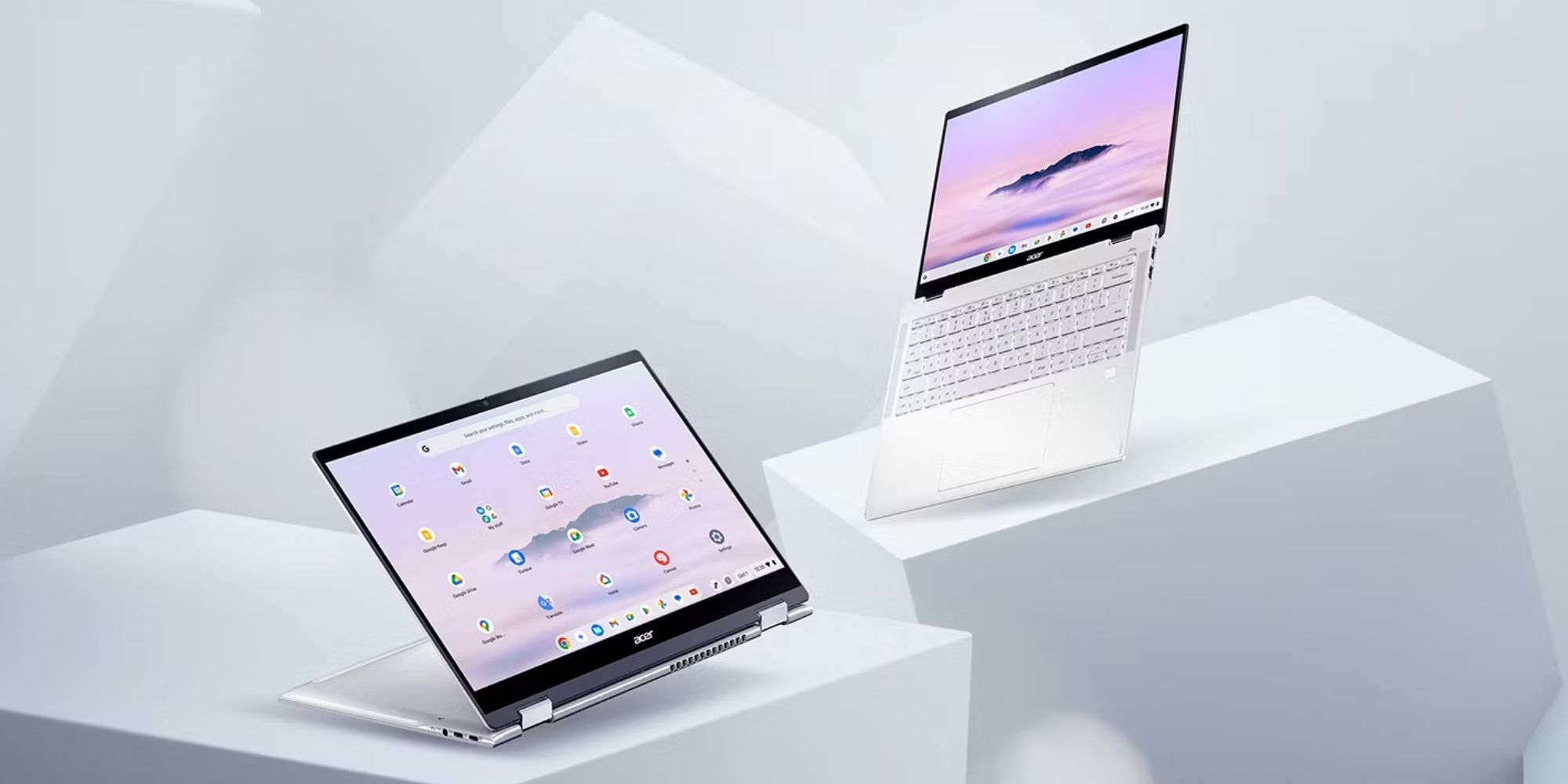 Image showing renders of Acer's Chromebook Spin 514 laptop.