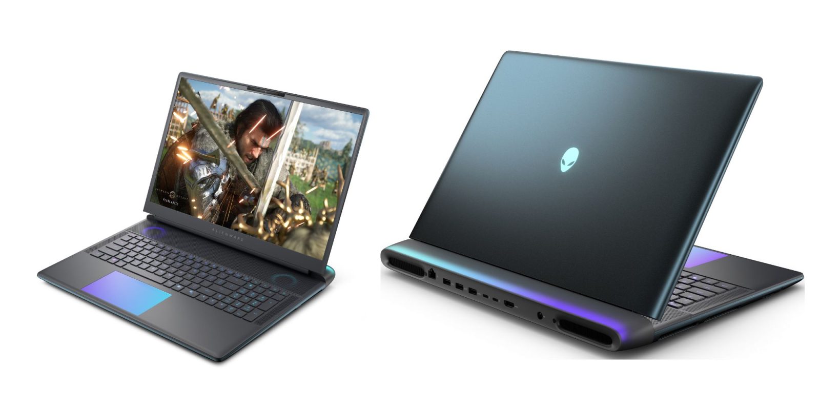 Image showing renders of Alienware's Area-51 gaming laptop.