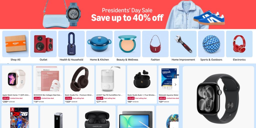 Amazon 2026 President’s Day sale-live