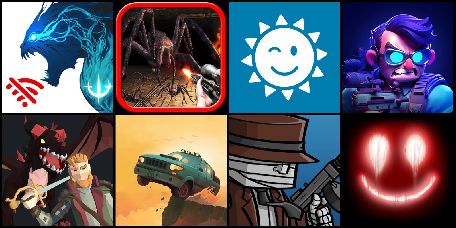 A collage of images of a spider and a car