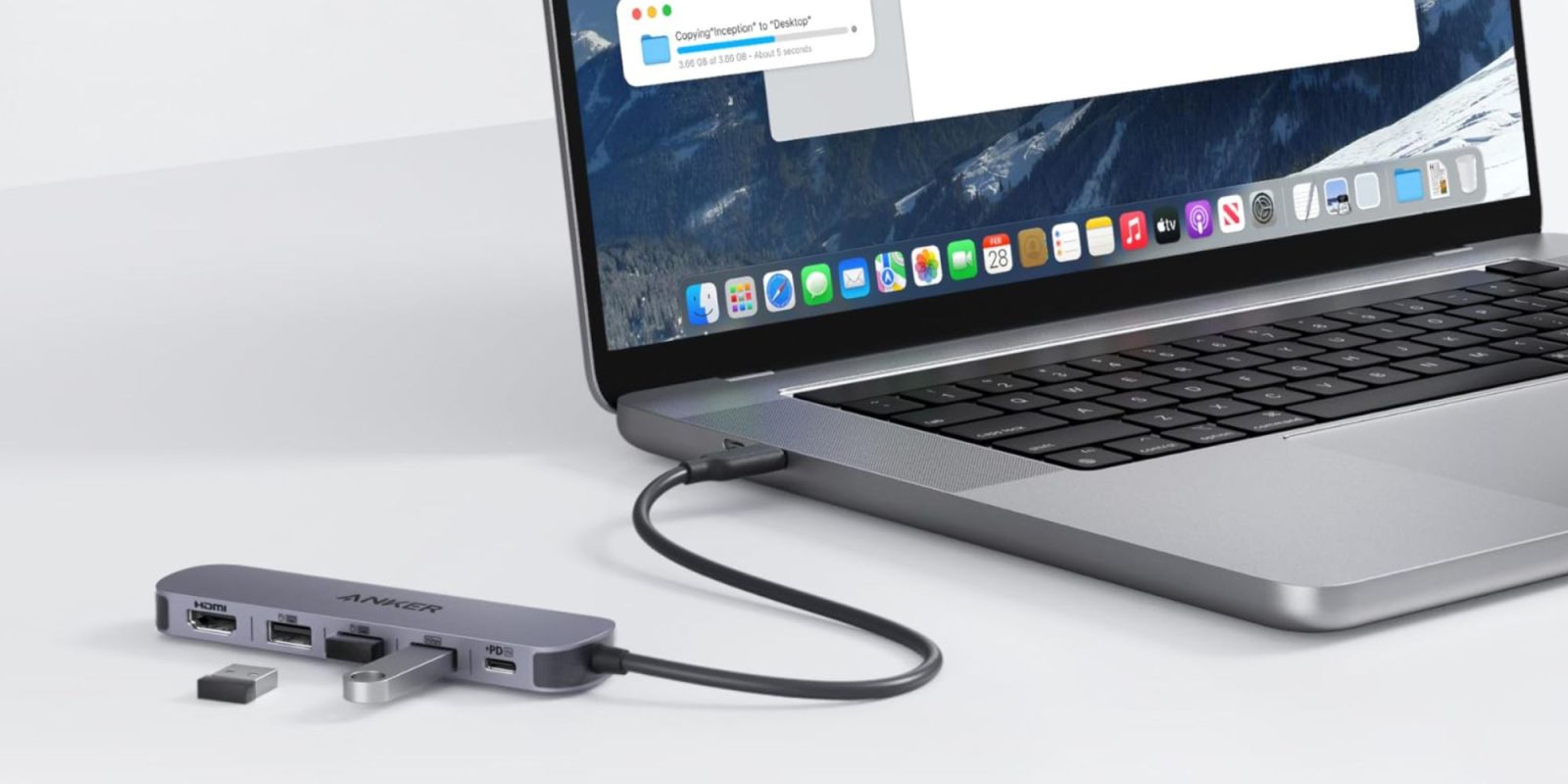 Image showing Anker's 5-in-1 USB-C hub.