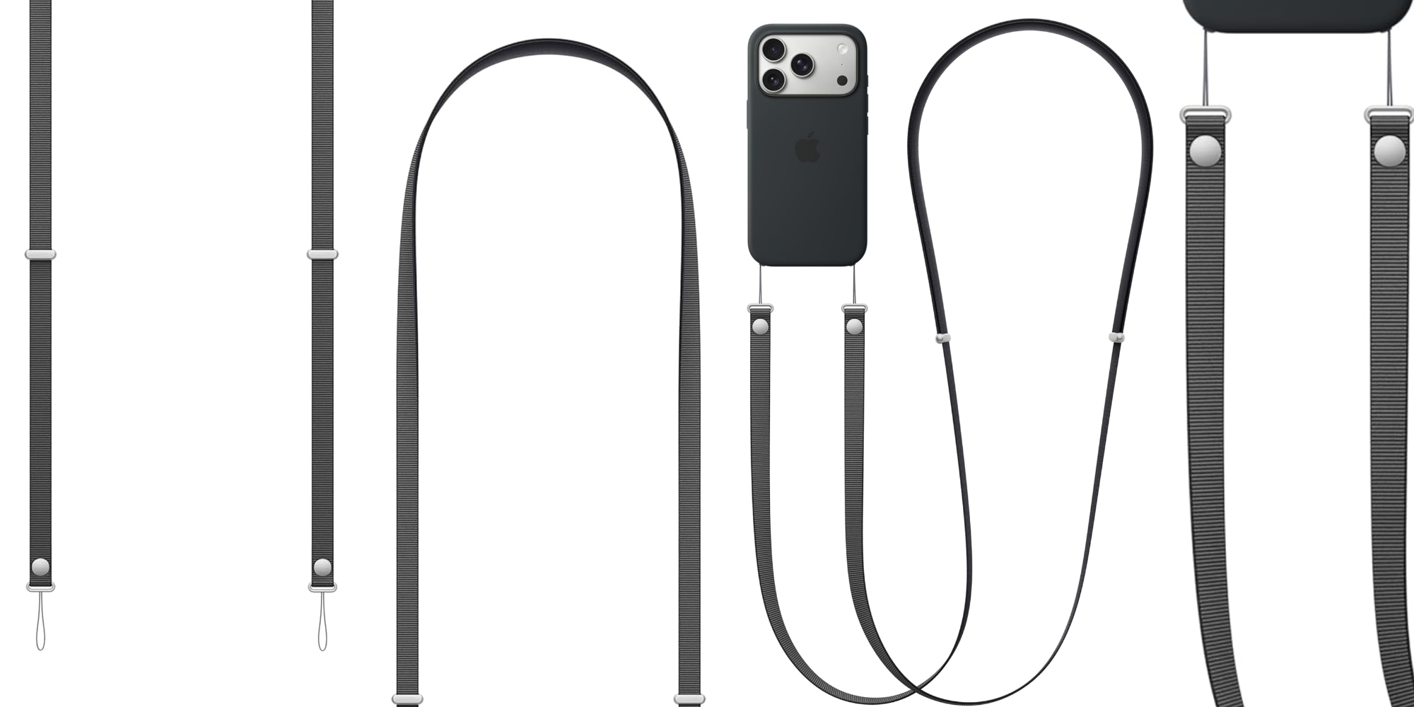 A phone with a strap