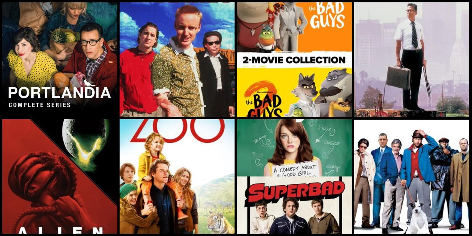 A collage of a movie poster