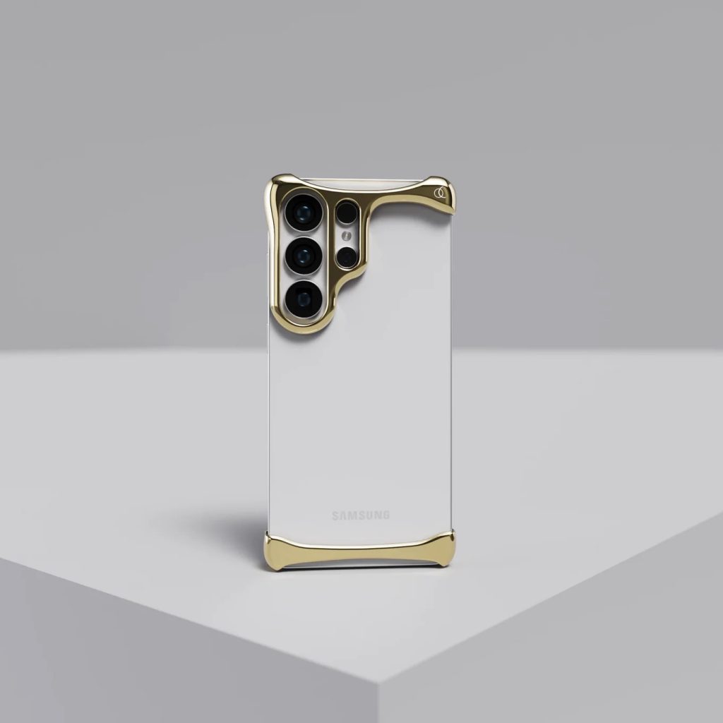 A cell phone with four camera lenses