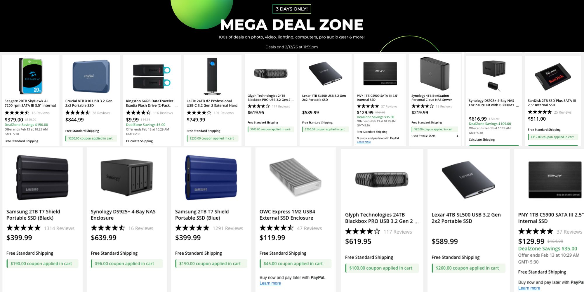 A screenshot of a website