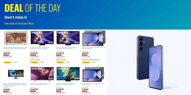 Best Buy Samsung sale-1-day-Galaxy deals