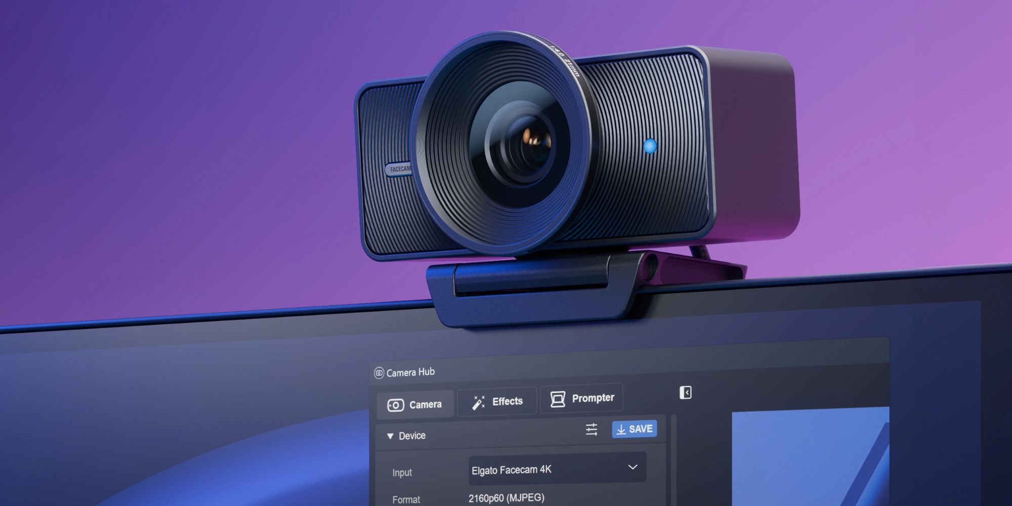 A camera on top of a computer