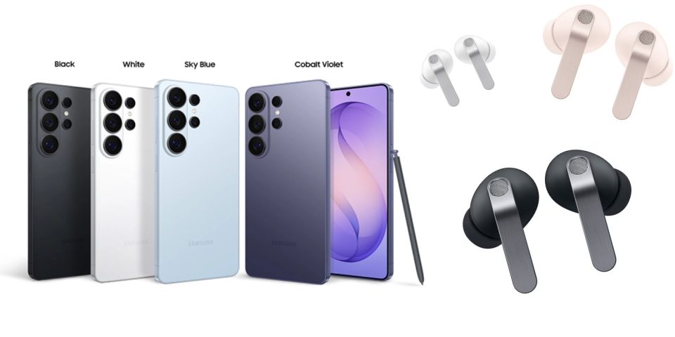 A group of cell phones