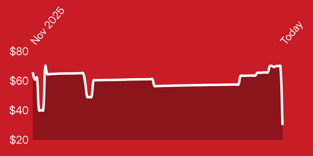 A line of a heartbeat