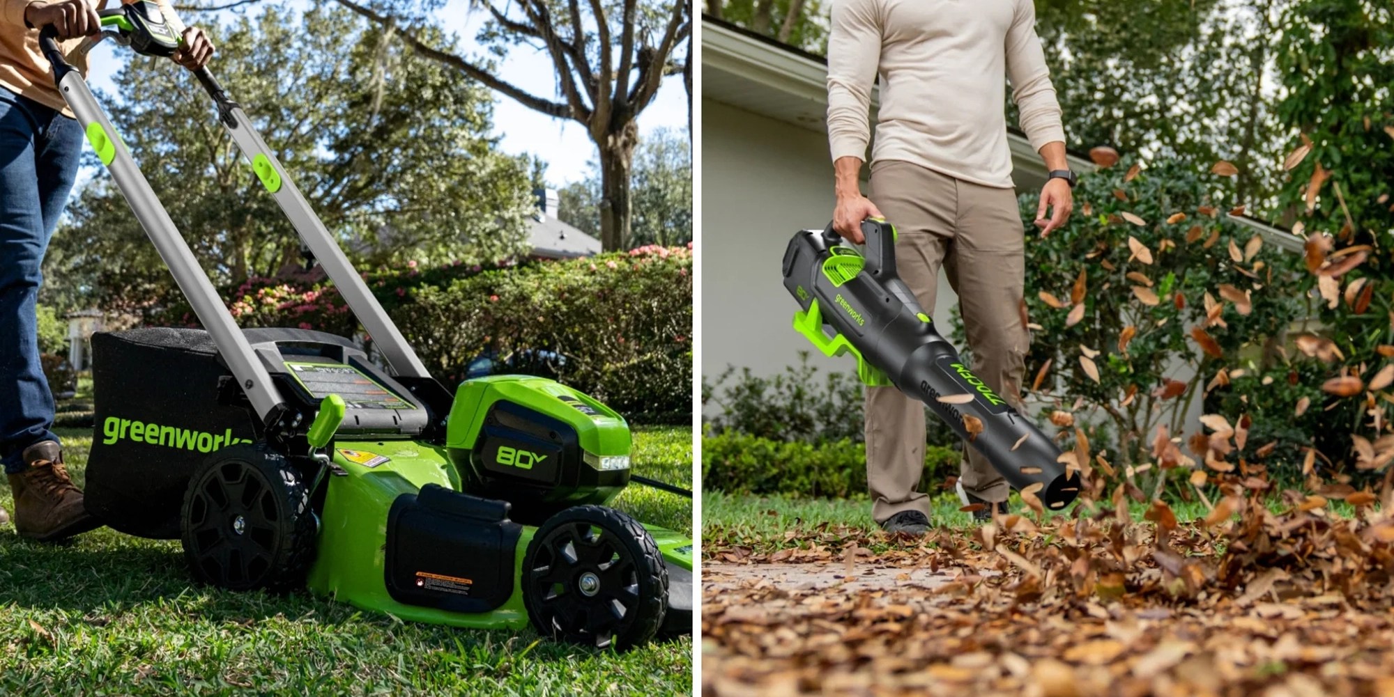 This 80V Greenworks bundle offers a 21-inch cordless electric mower + 770 CFM blower with a 5.0Ah battery at its $535 2026 low