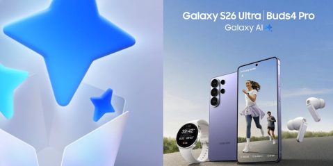 A cell phone and a smart watch