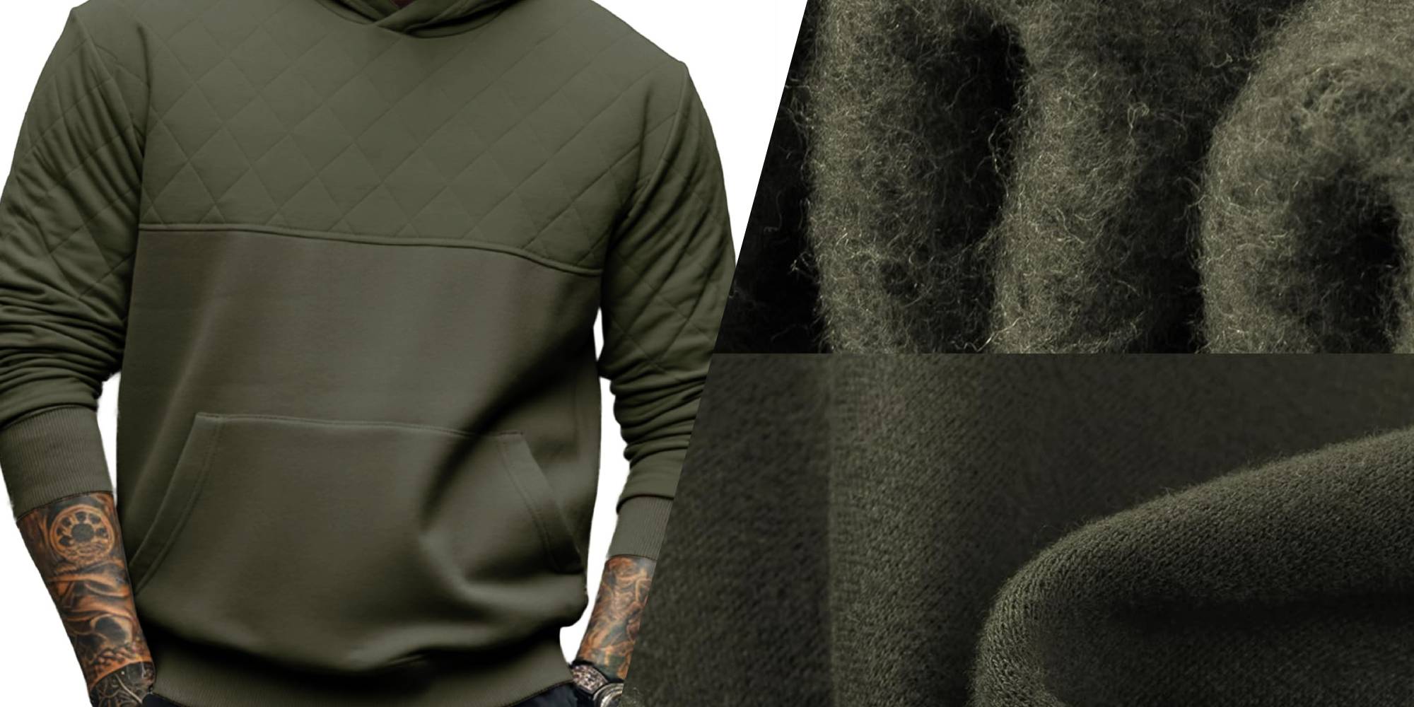 A man wearing a hoodie