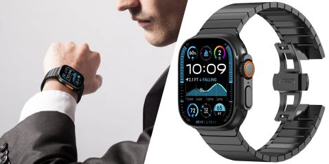 A close up of a smart watch