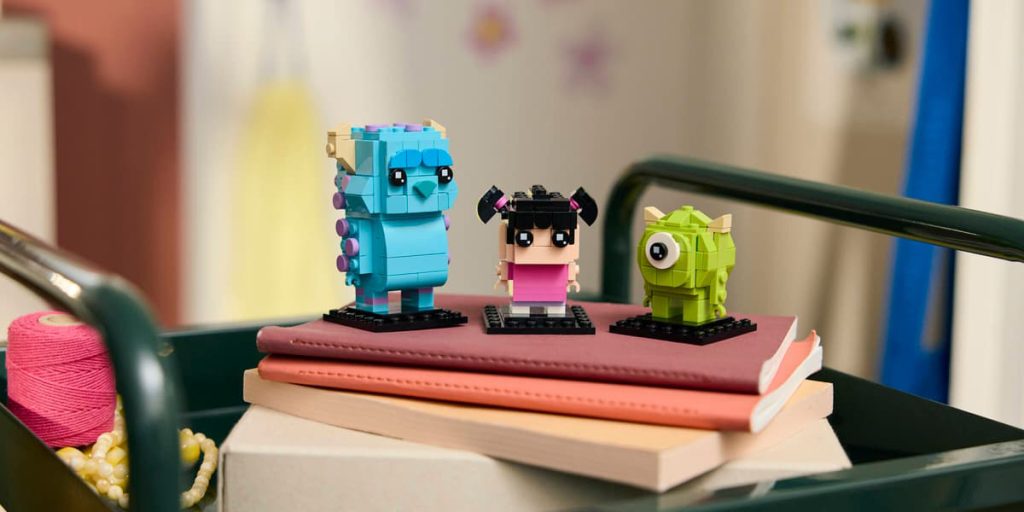 A group of toy figures on books